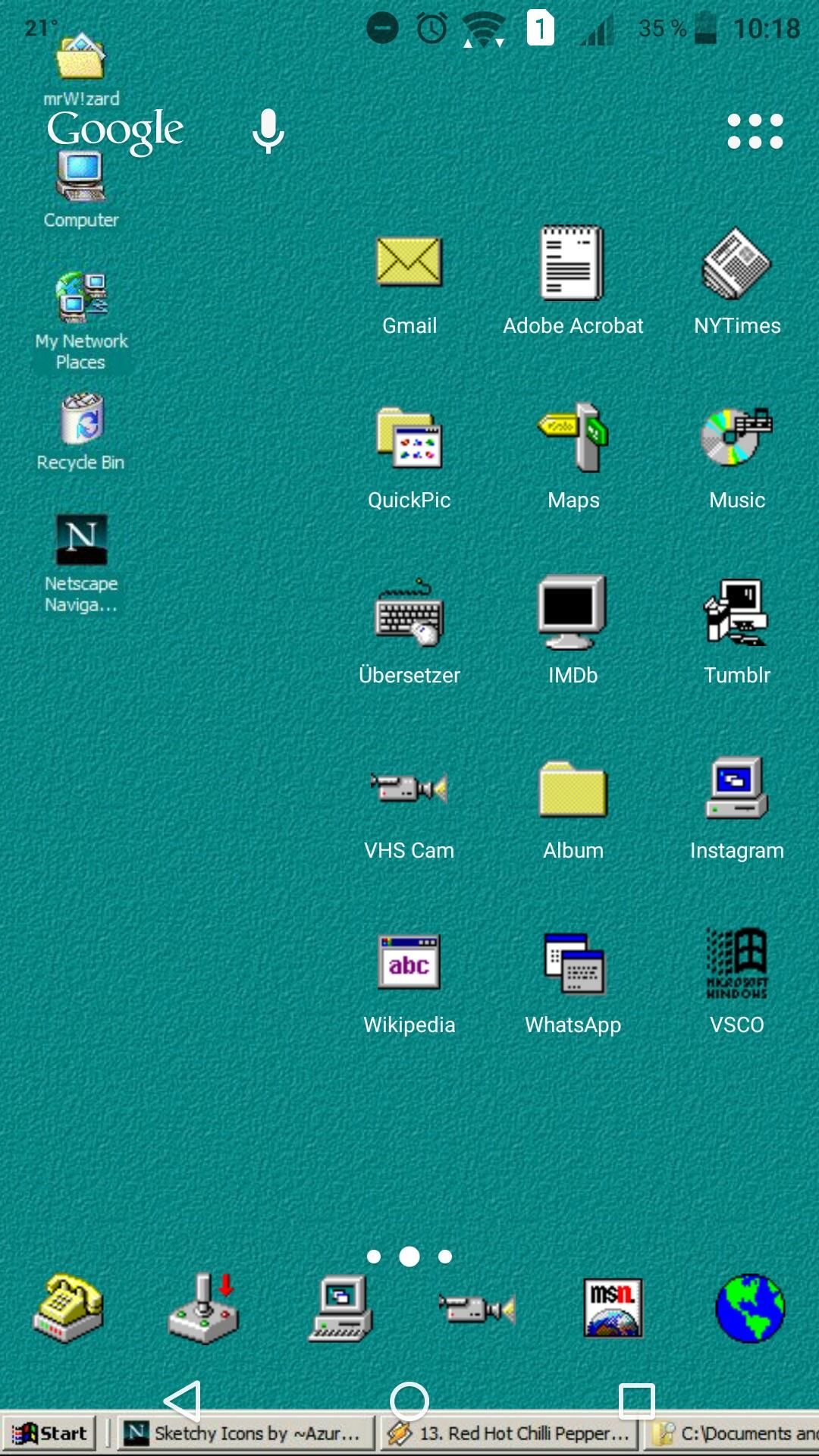Aesthetic Windows 95 Phone 1080x19 Wallpaper Teahub Io