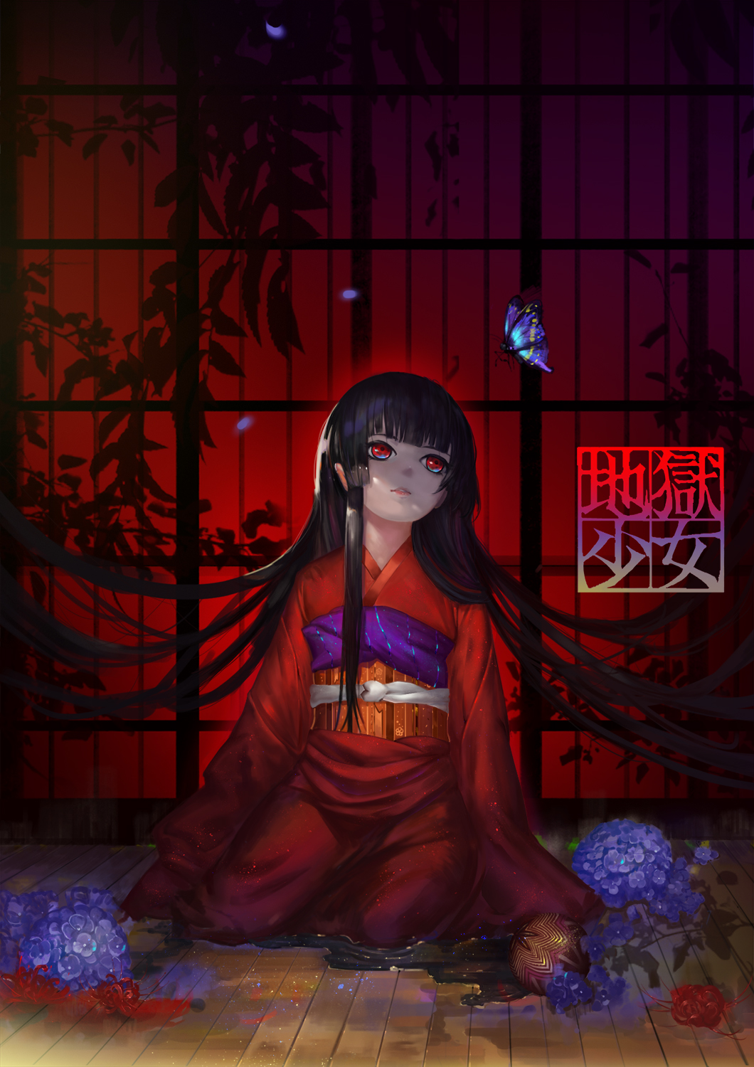 Jigoku Shoujo Wallpaper Phone - HD Wallpaper 