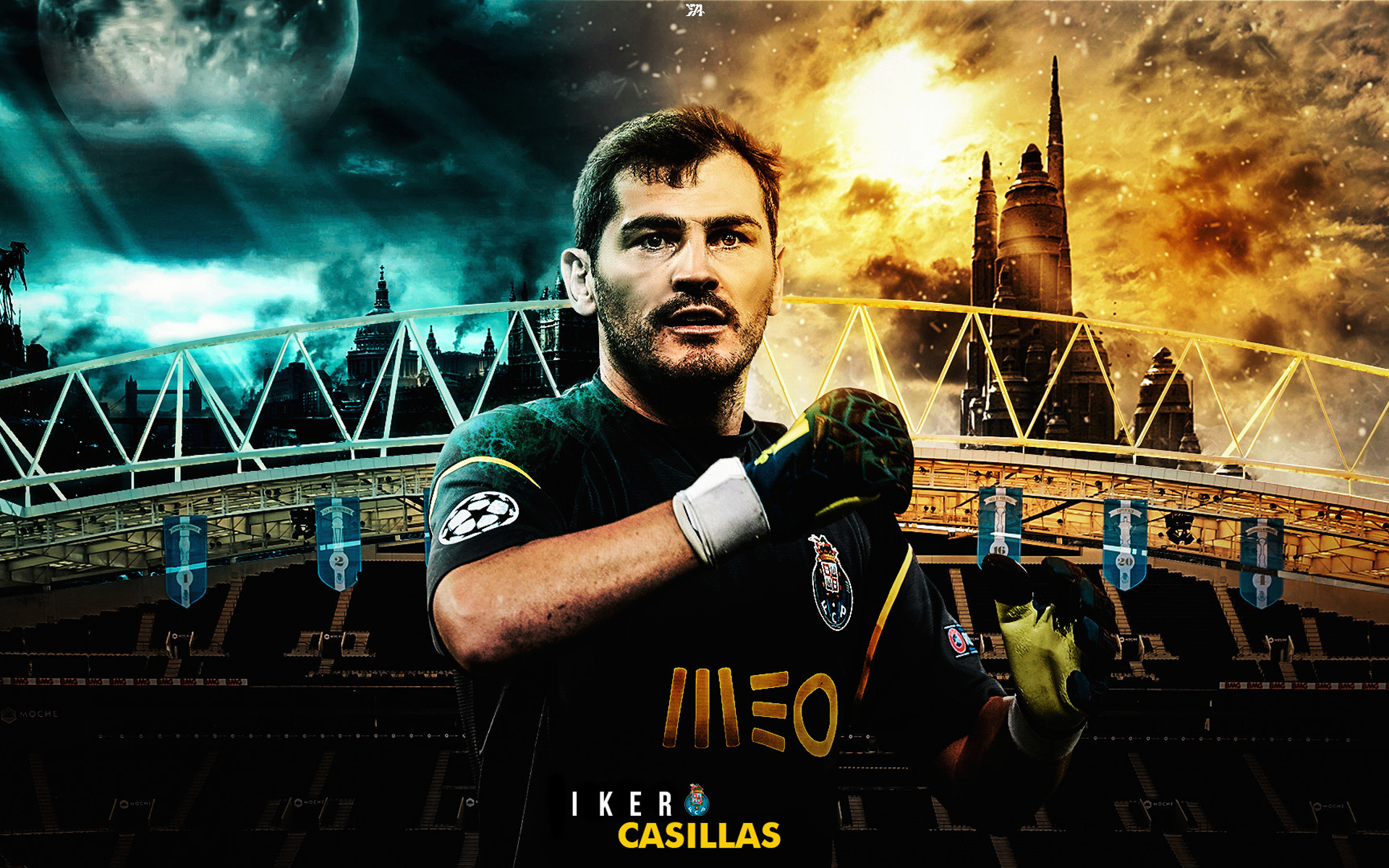 Iker Casillas, Fan Art, Goalkeeper, Porto Fc, Primeira - Iker Casillas Wallpaper Porto - HD Wallpaper 