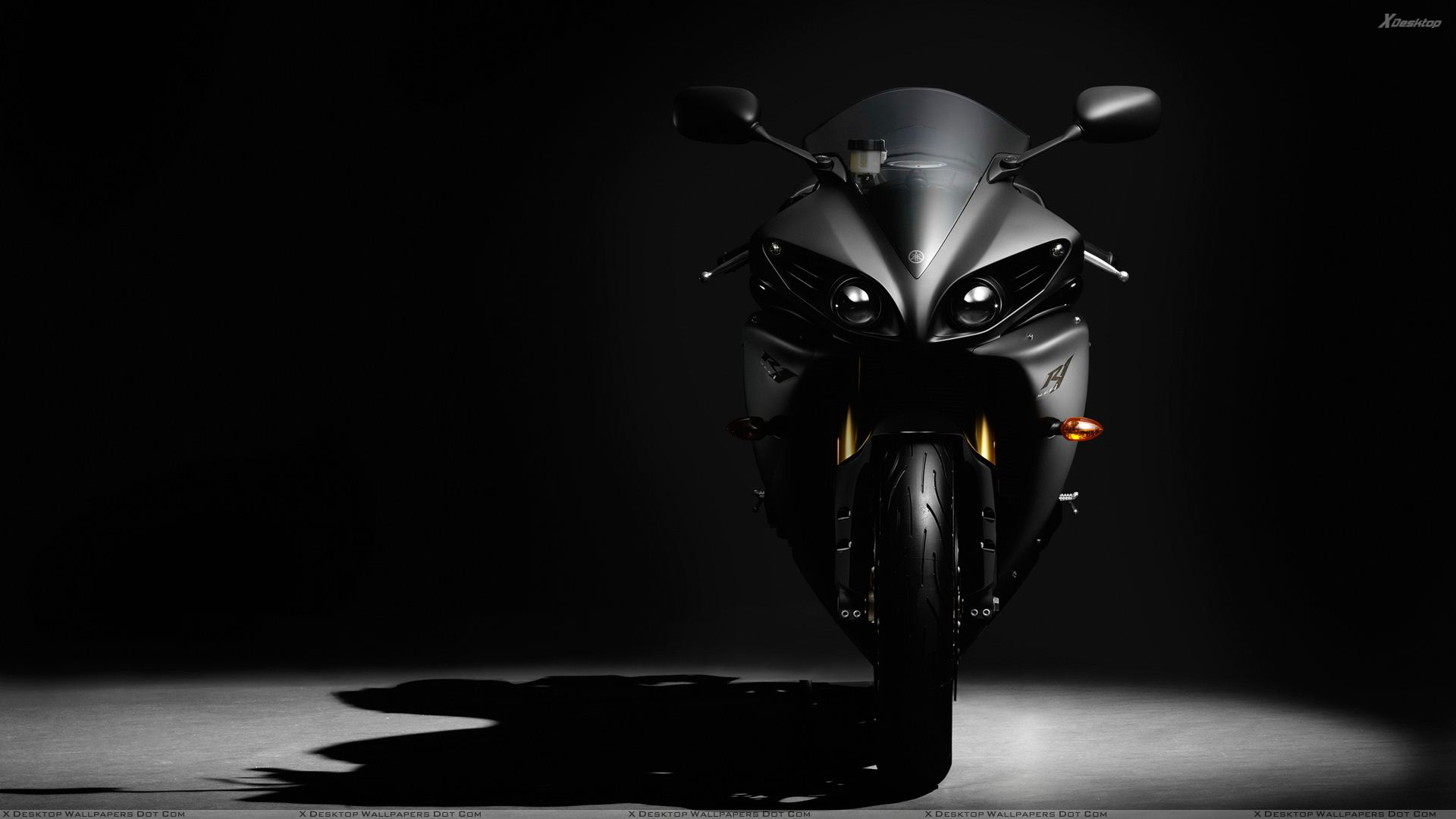 Yamaha R6 Wallpaper - Yamaha R6 Black Front - HD Wallpaper 