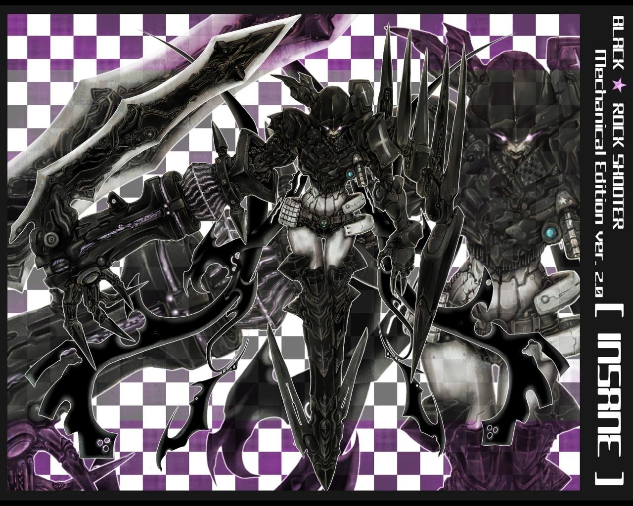 Download Hd Insane Computer Wallpaper Id - Insane Black Rock Shooter - HD Wallpaper 