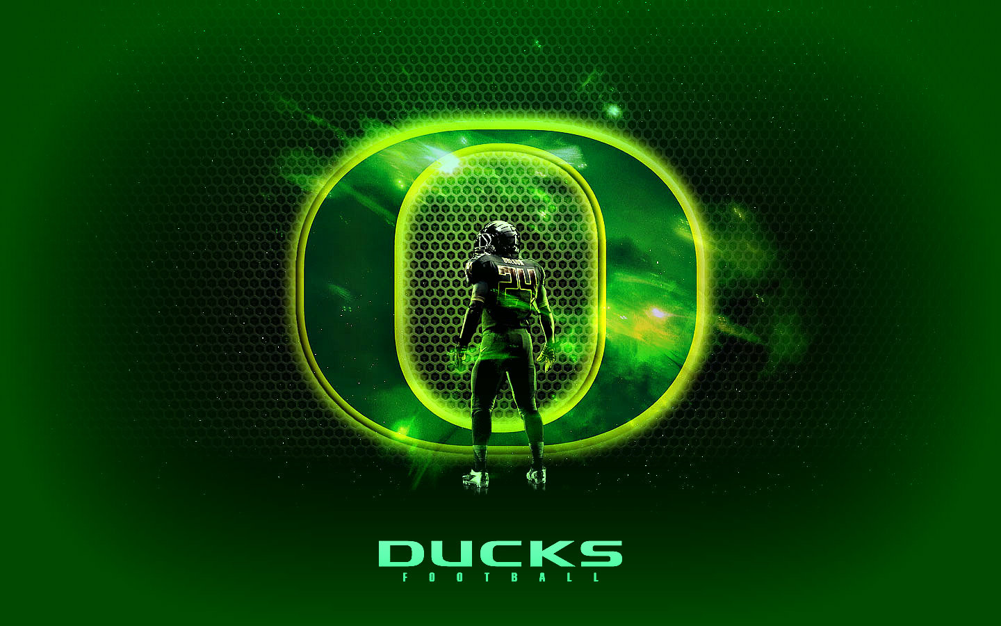 Oregon Ducks Logo Football Wallpaper Widescreen - Logo Wallpaper Oregon Ducks Football - HD Wallpaper 