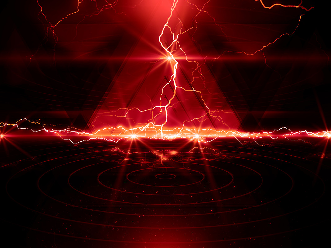 Collection Of Cool Lightning Backgrounds On Hdwallpapers - Red Lightning Wallpaper Hd - HD Wallpaper 