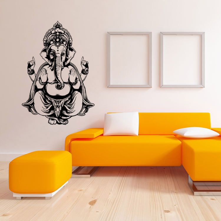 Creative Ganesha For Walls - HD Wallpaper 
