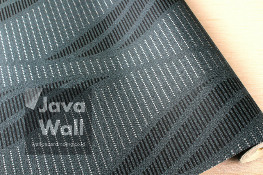 Wallpaper Dinding Murah Lux Elegan Daun Biru Hitam - Carpet - HD Wallpaper 