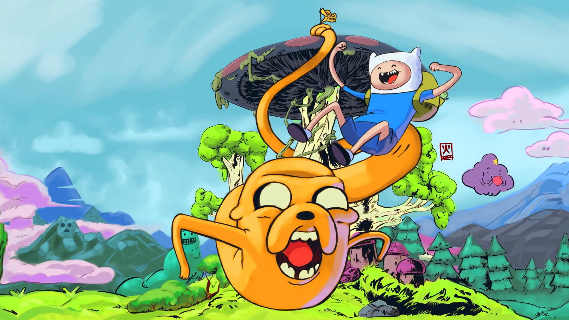 Adventure Time Wallpaper4 Adventure Time Wallpaper 4k 19x1080 Wallpaper Teahub Io