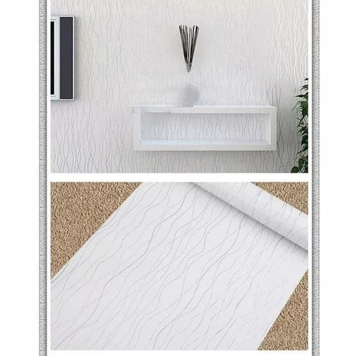 Dinding Salur Putih Silver - HD Wallpaper 