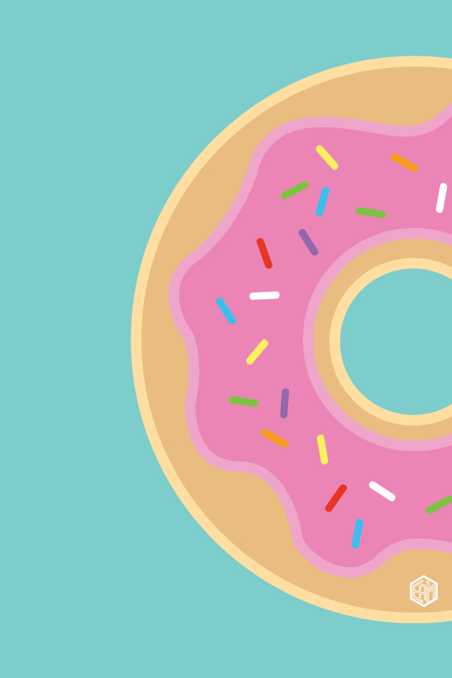 Donut I Phone - Donut Wallpaper For Phone - HD Wallpaper 