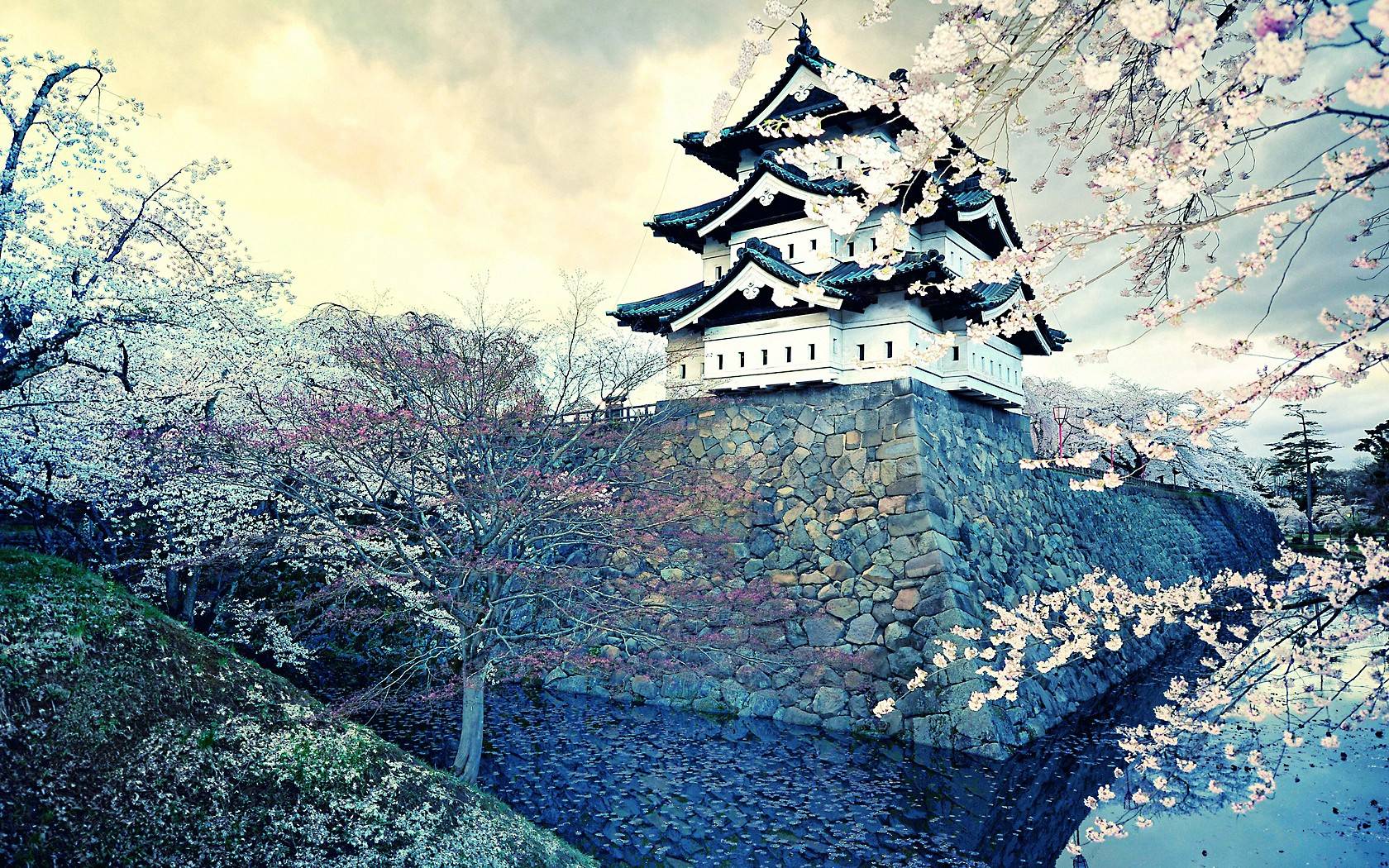 Hirosaki Castle - HD Wallpaper 
