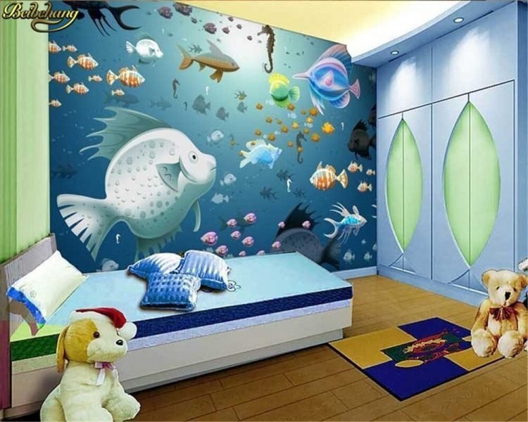 Çocuk Odası Çizgi Film - HD Wallpaper 