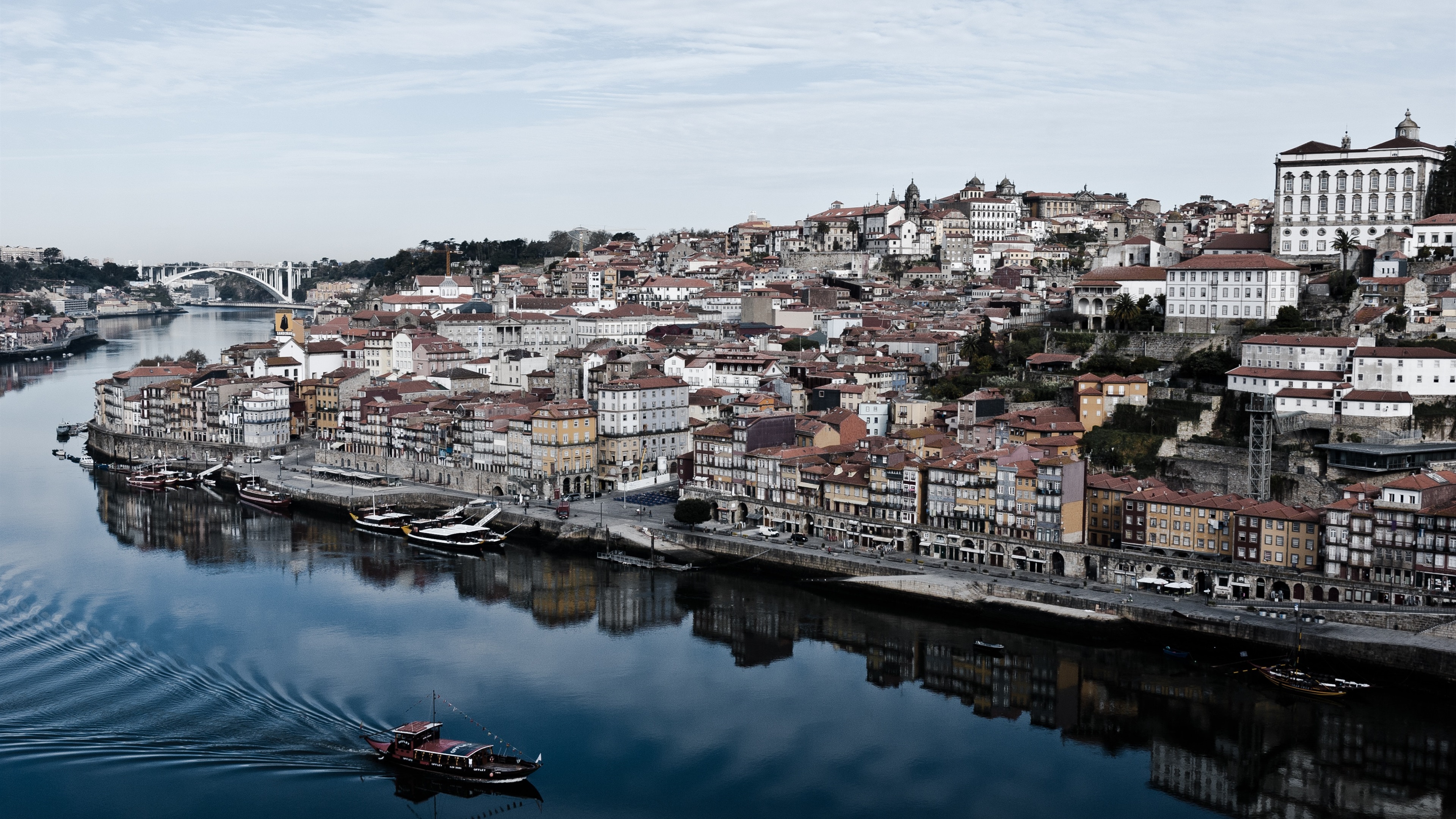 Wallpaper Portugal, City, River, Houses, Boats - Things To Do In Porto Portugal - HD Wallpaper 