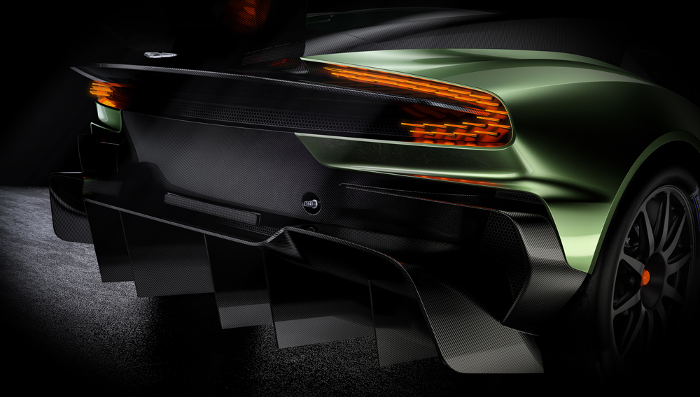 Aston Martin Vulcan Back - HD Wallpaper 