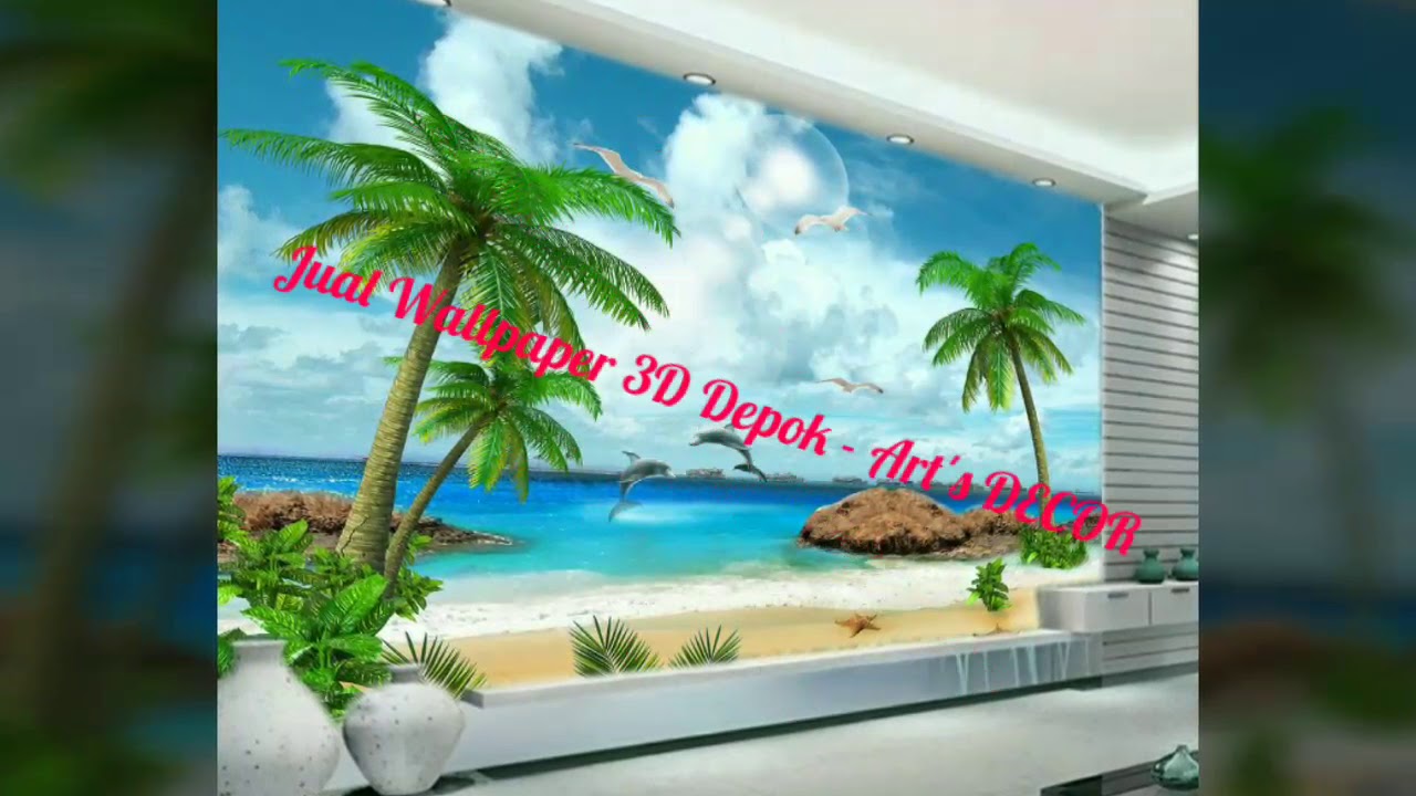 Pemandangan Pantai 3d - HD Wallpaper 
