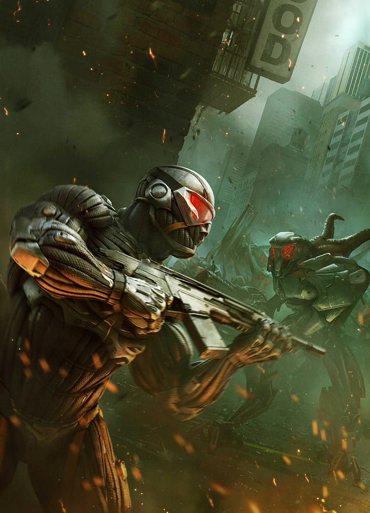Crysis, Hd Wallpaper - Sci Fi Super Soldier - HD Wallpaper 
