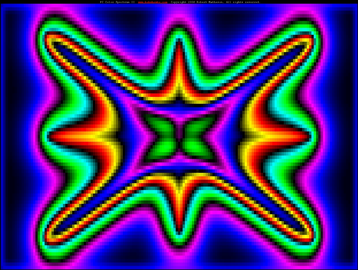 Blue Background Free Wallpaper Picture - Psychedelic Art - HD Wallpaper 