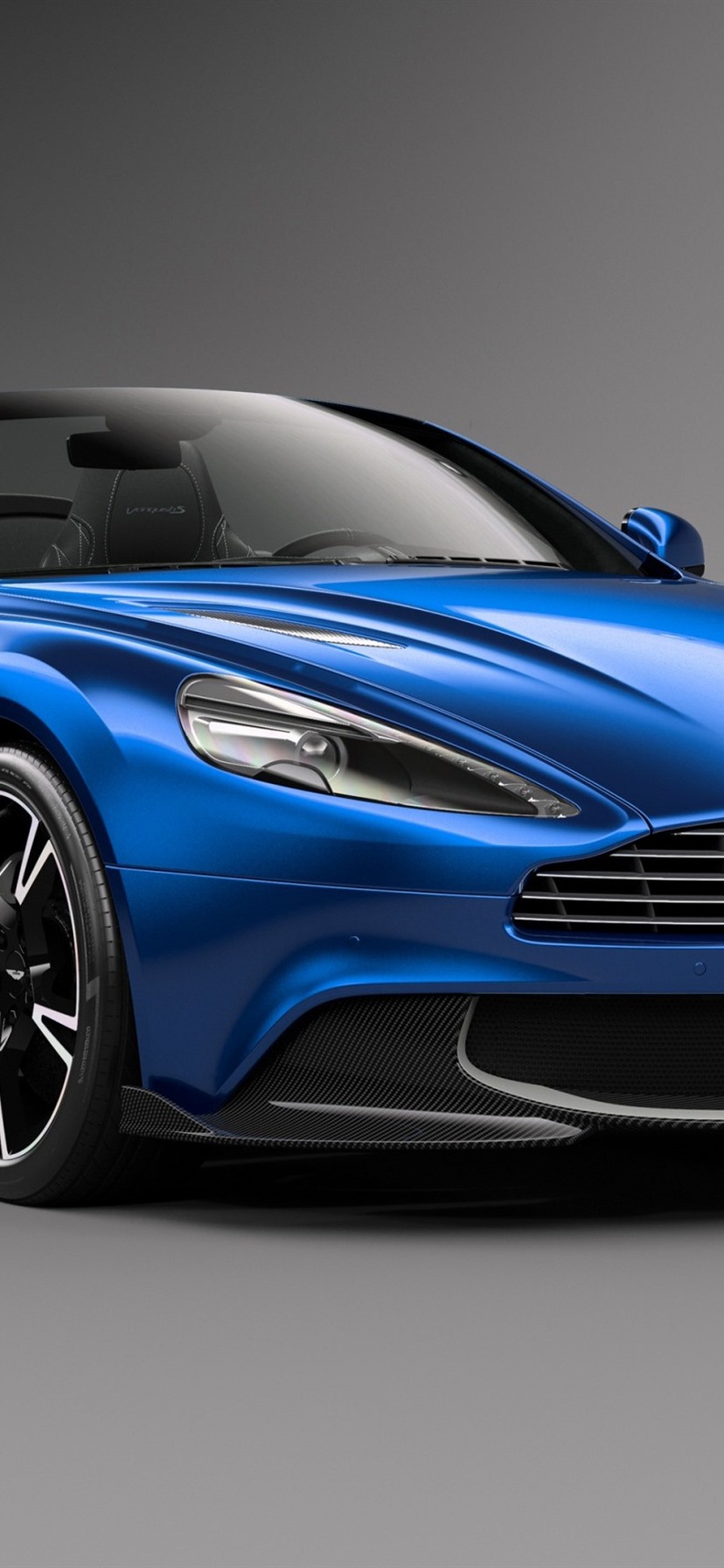 Iphone Wallpaper Aston Martin Vanquish S Blue Car - Aston Martin Vanquish Price South Africa - HD Wallpaper 
