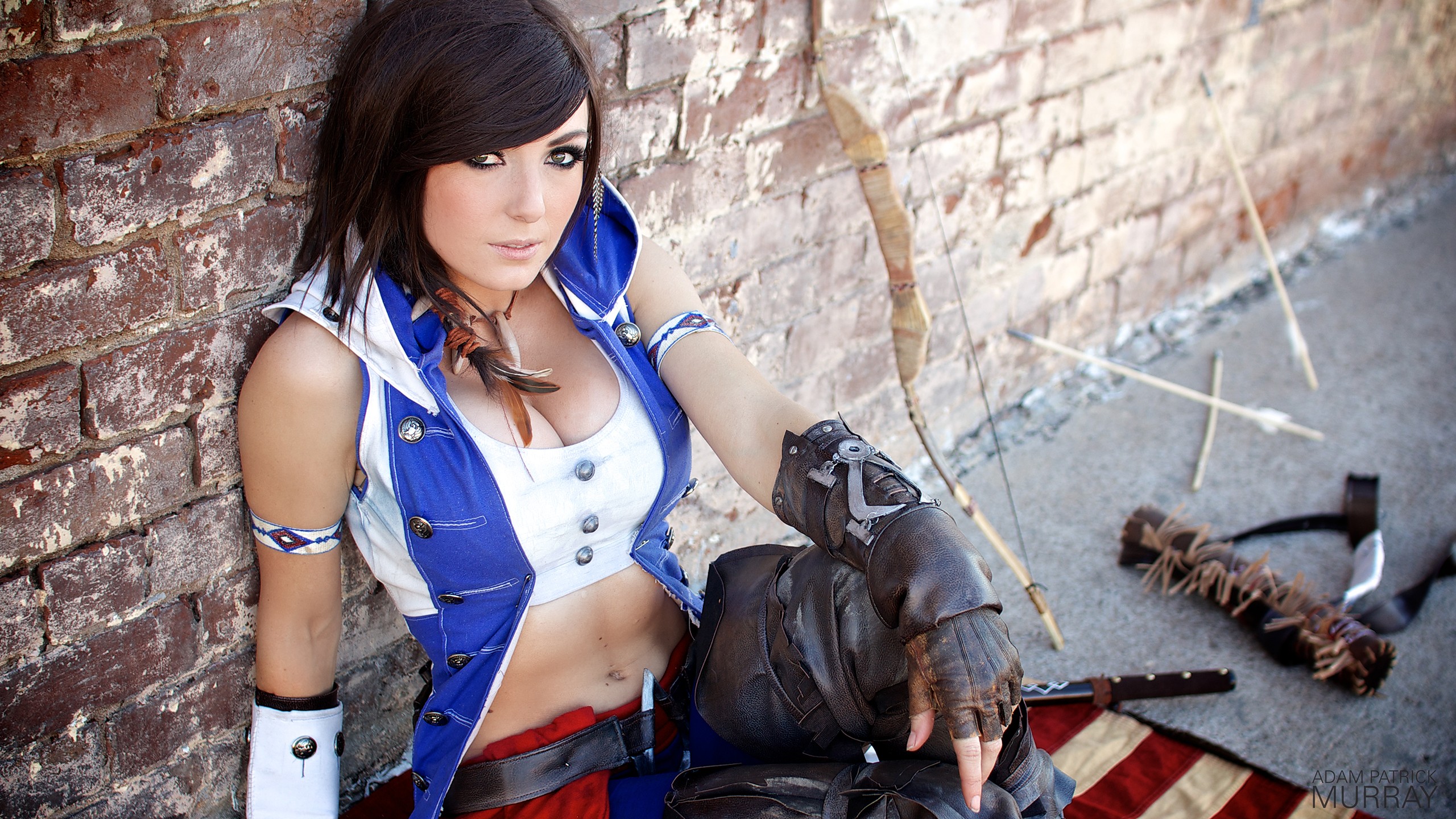 Wallpaper - Assassins Creed Girl Cosplay - HD Wallpaper 