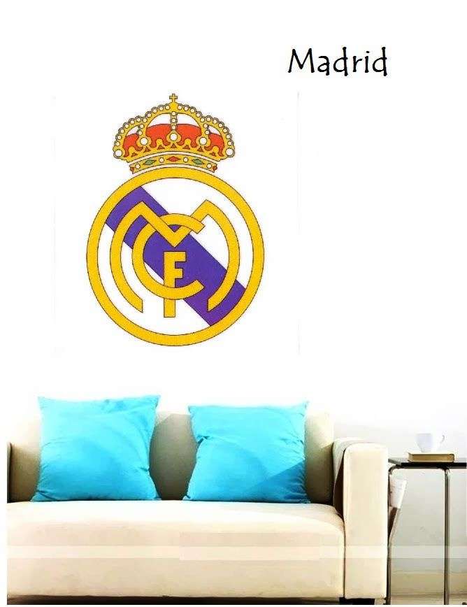 Grosir Wallpaper Sticker Roll - Real Madrid Logo Vector Png - HD Wallpaper 