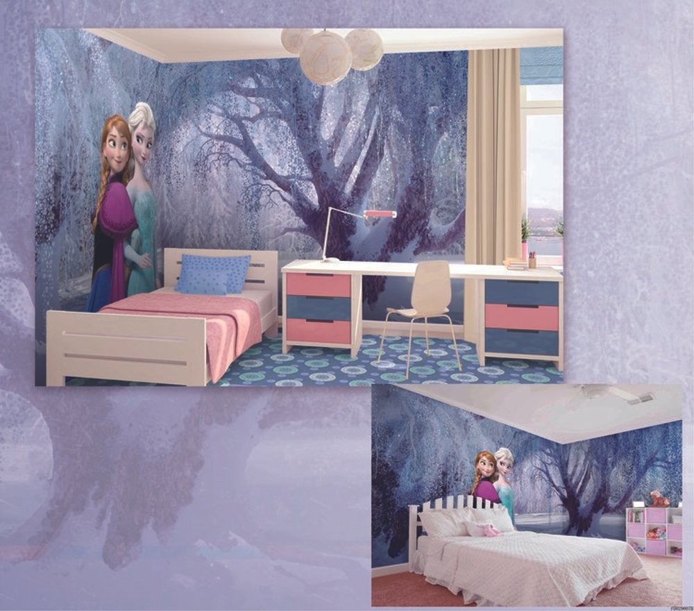 Wallpaper Dinding Mural Motif Frozen 7 Panel - Picture Frame - HD Wallpaper 
