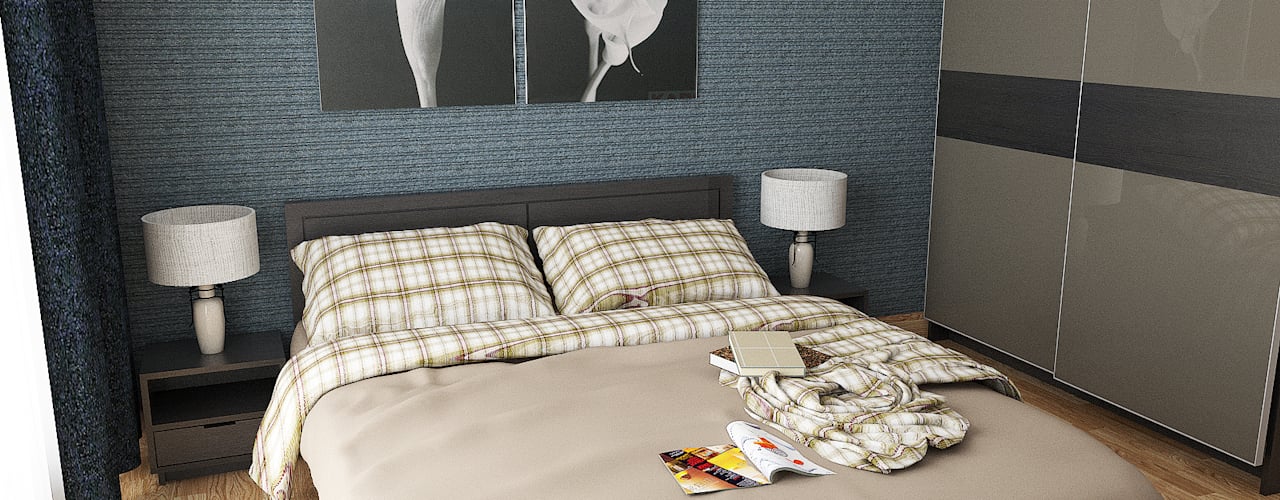 A-apartment At Botanica Apartment, Simprug - Bedroom - HD Wallpaper 