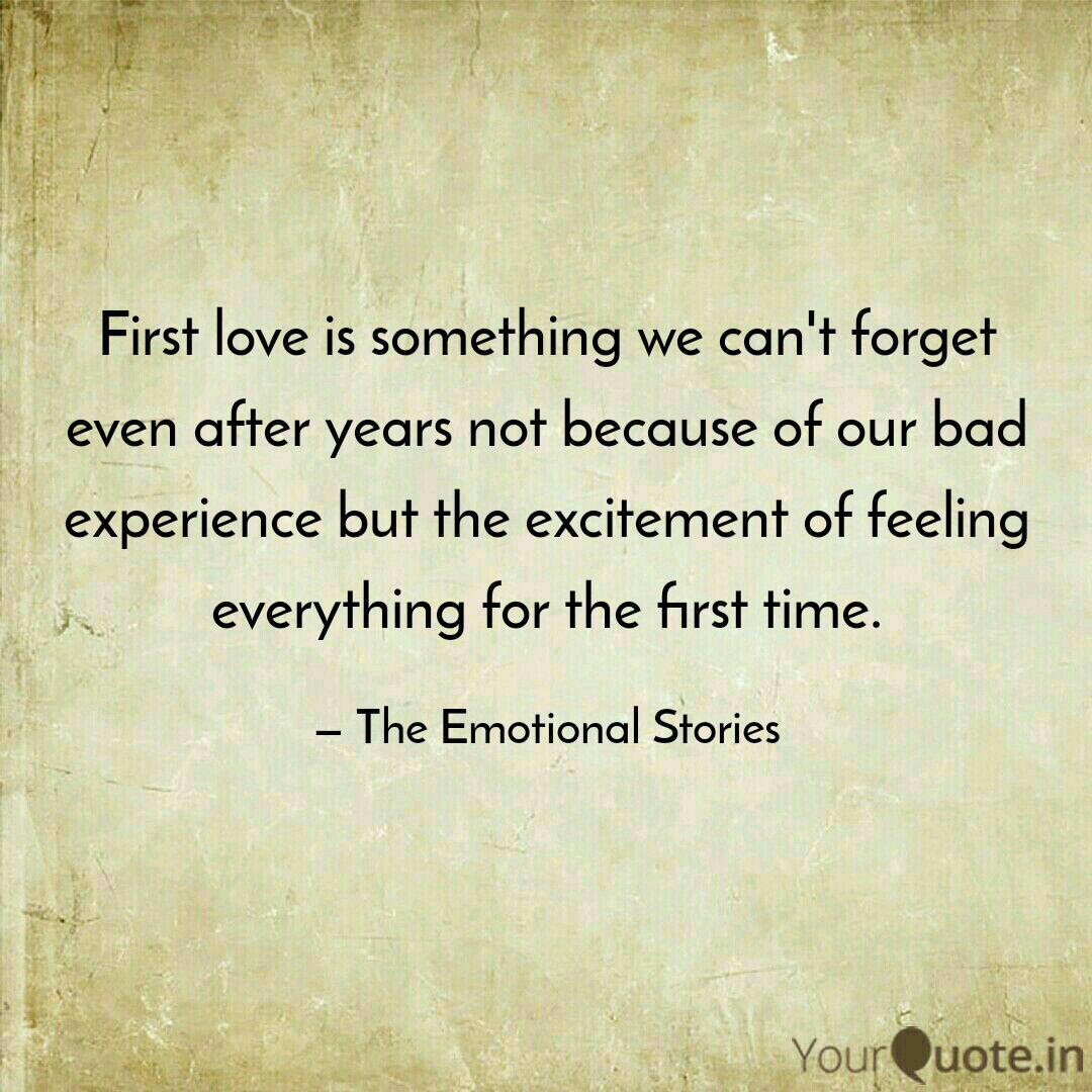 First Love Emotional Quotes - HD Wallpaper 