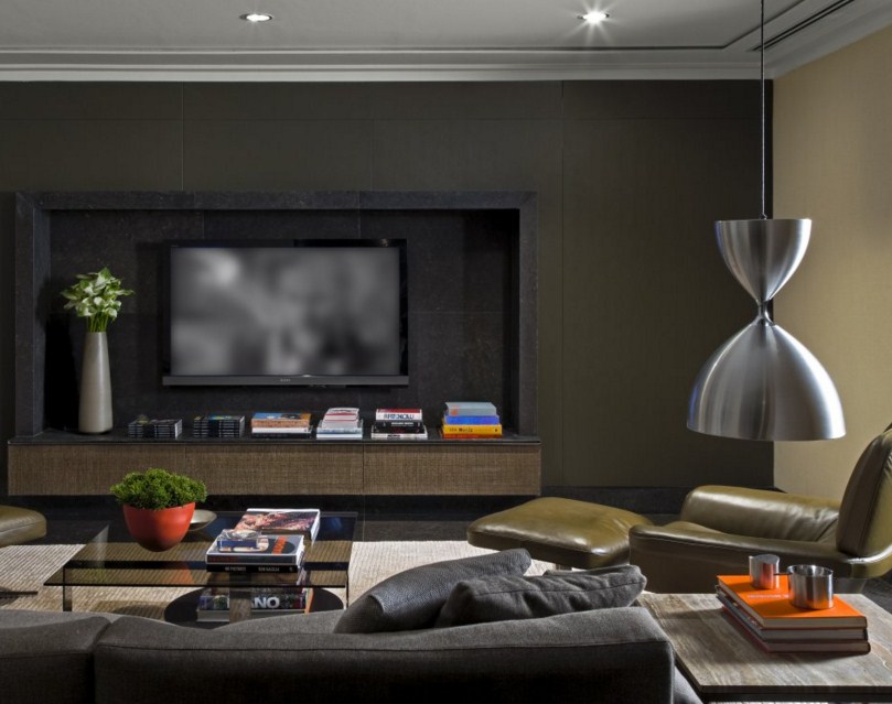 Wallpaper Dinding Dark Gray Tv Wall 809x639 Wallpaper teahub.io