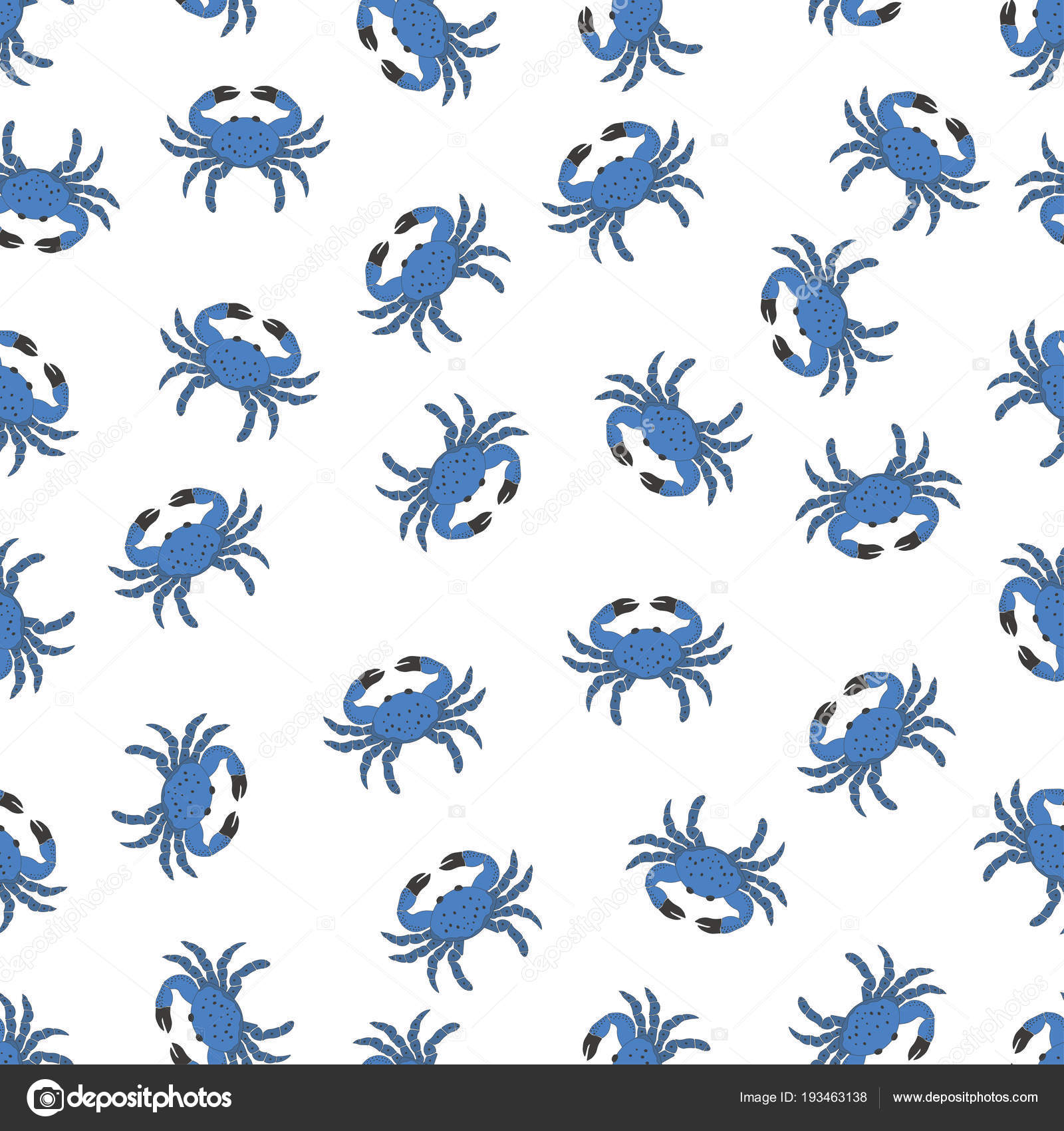 Crabs Pattern - HD Wallpaper 