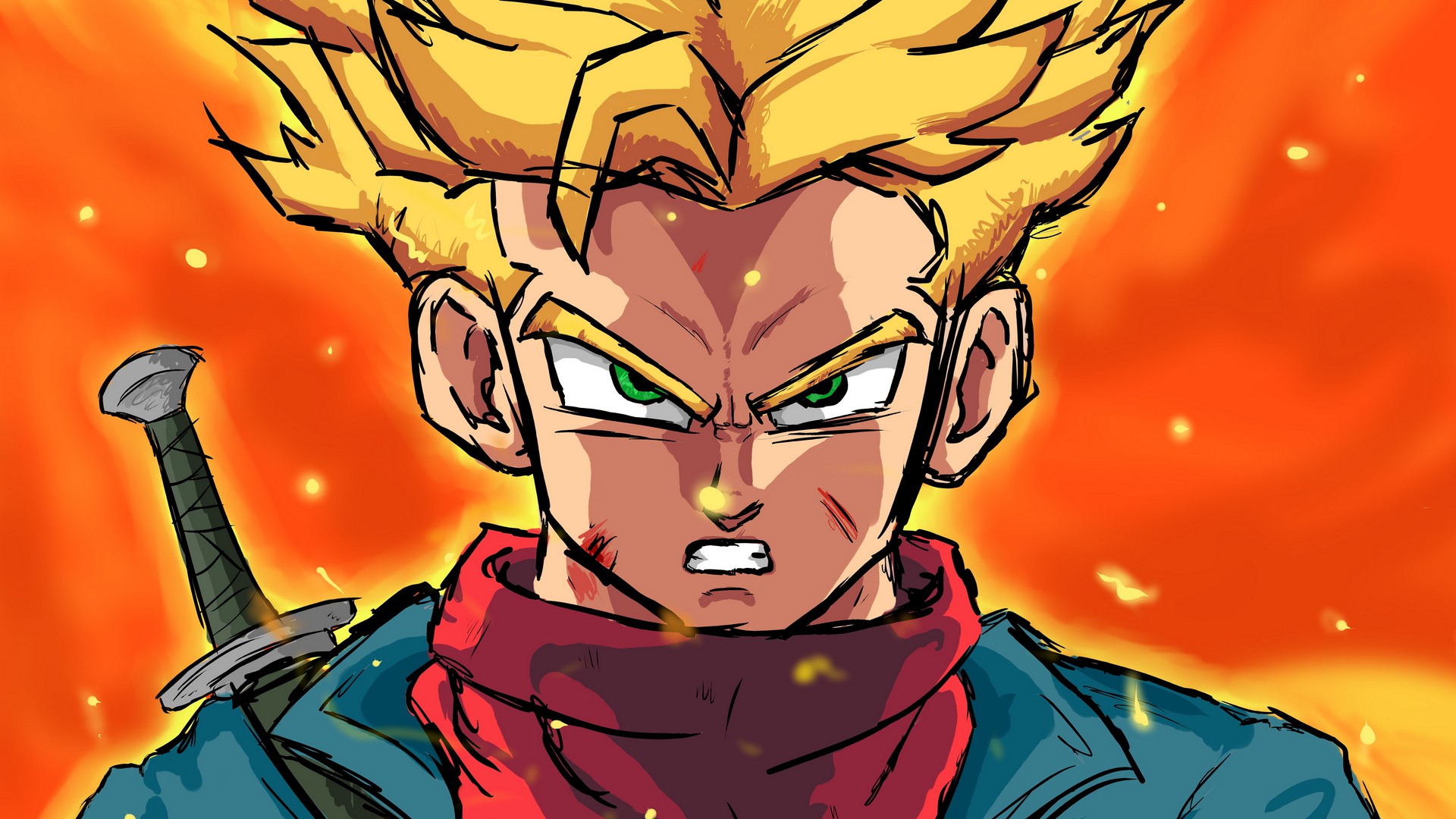 Trunks Super Saiyan Dragon Ball Super - HD Wallpaper 