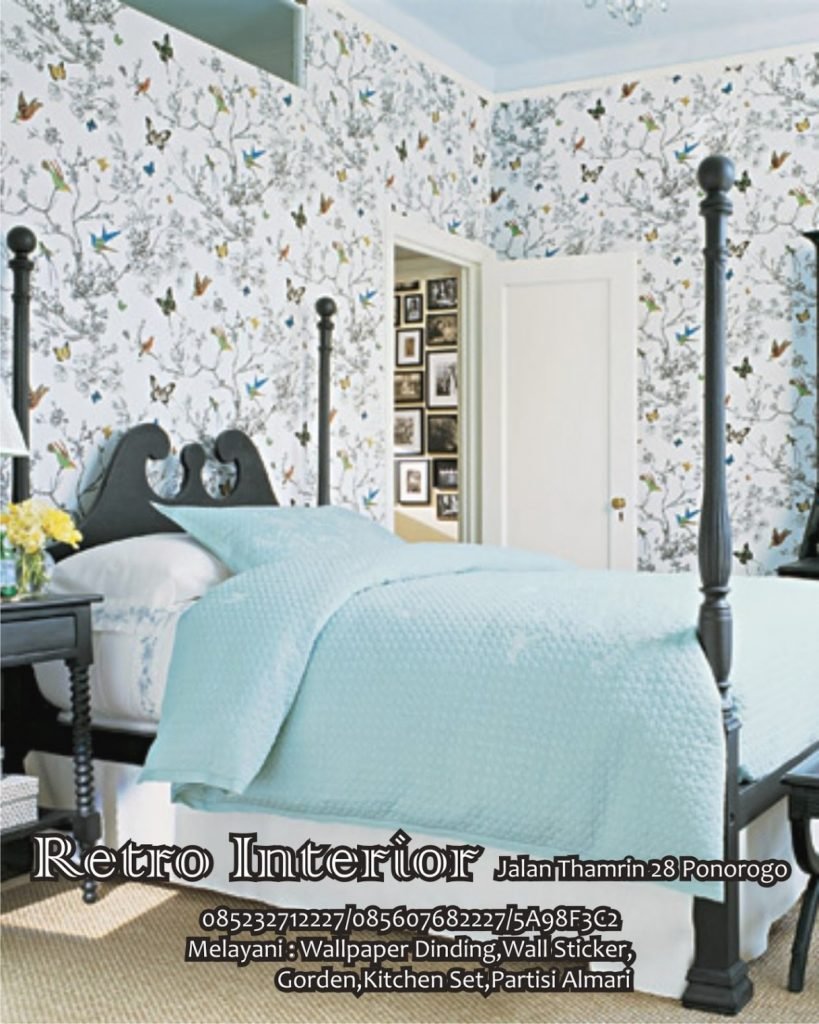 Sky Blue Bedroom - HD Wallpaper 