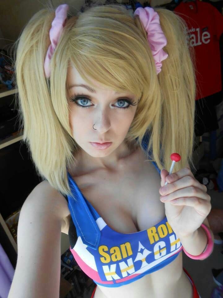 Sexy And Attractive Blonde Cosplay Girl With Blue Eyes - Lollipop Sissy - HD Wallpaper 