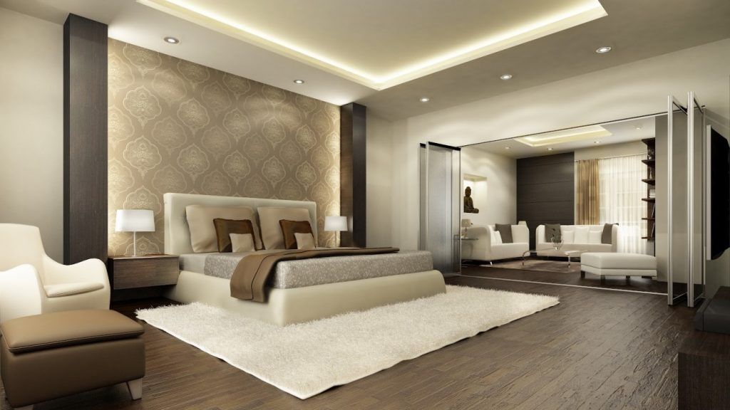 Interior House Design Master Bedroom - HD Wallpaper 