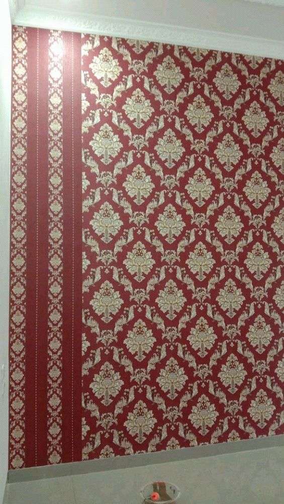Wallpaper Dinding Keren Nuansa Merah Klasik - Wallpaper - HD Wallpaper 