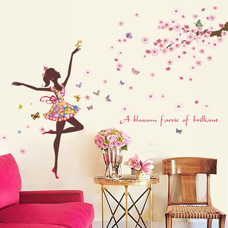 Girl Wall Sticker - HD Wallpaper 
