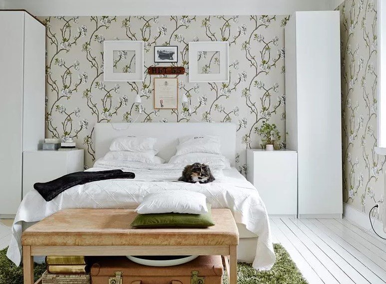 Bedroom With Wardrobe Side - HD Wallpaper 