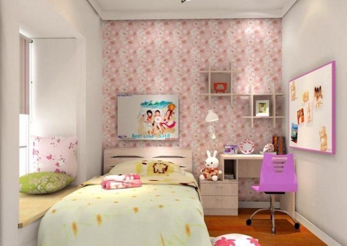 Designs For Bedrooms For Girls - HD Wallpaper 