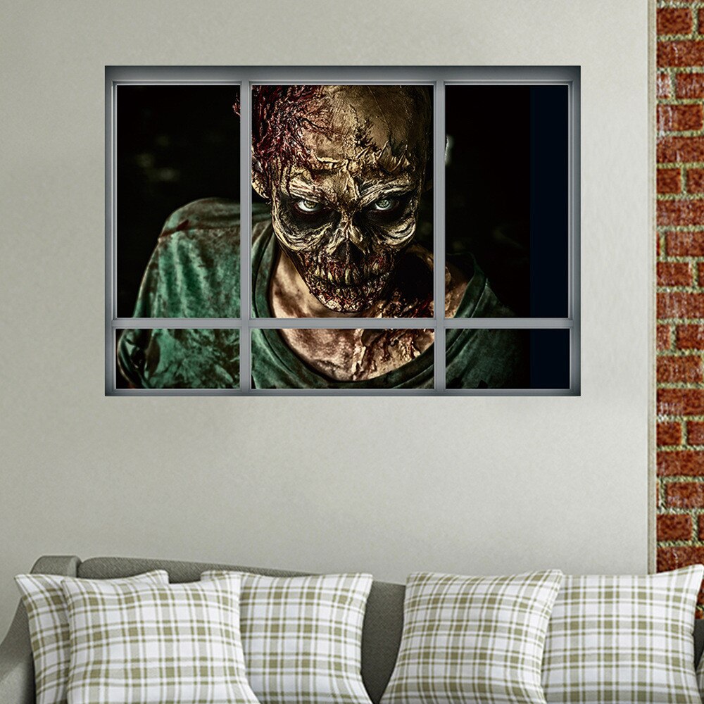 Halloween En Ventanas Zombies - HD Wallpaper 