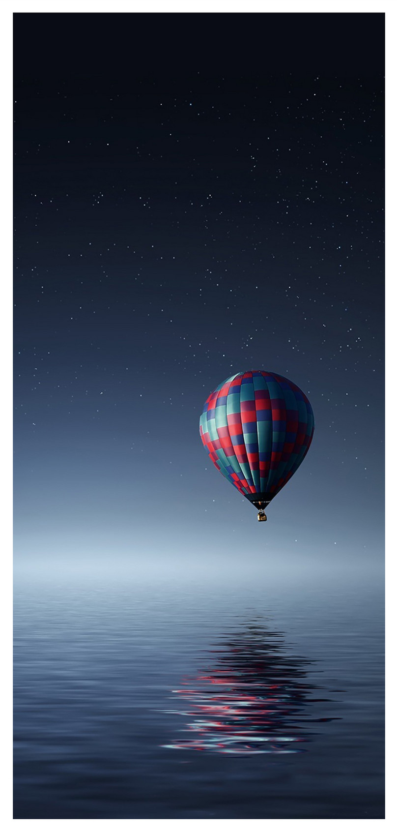 Balon Udara Panas Wallpaper Ponsel Di Atas Air - Hot Air Balloon - HD Wallpaper 