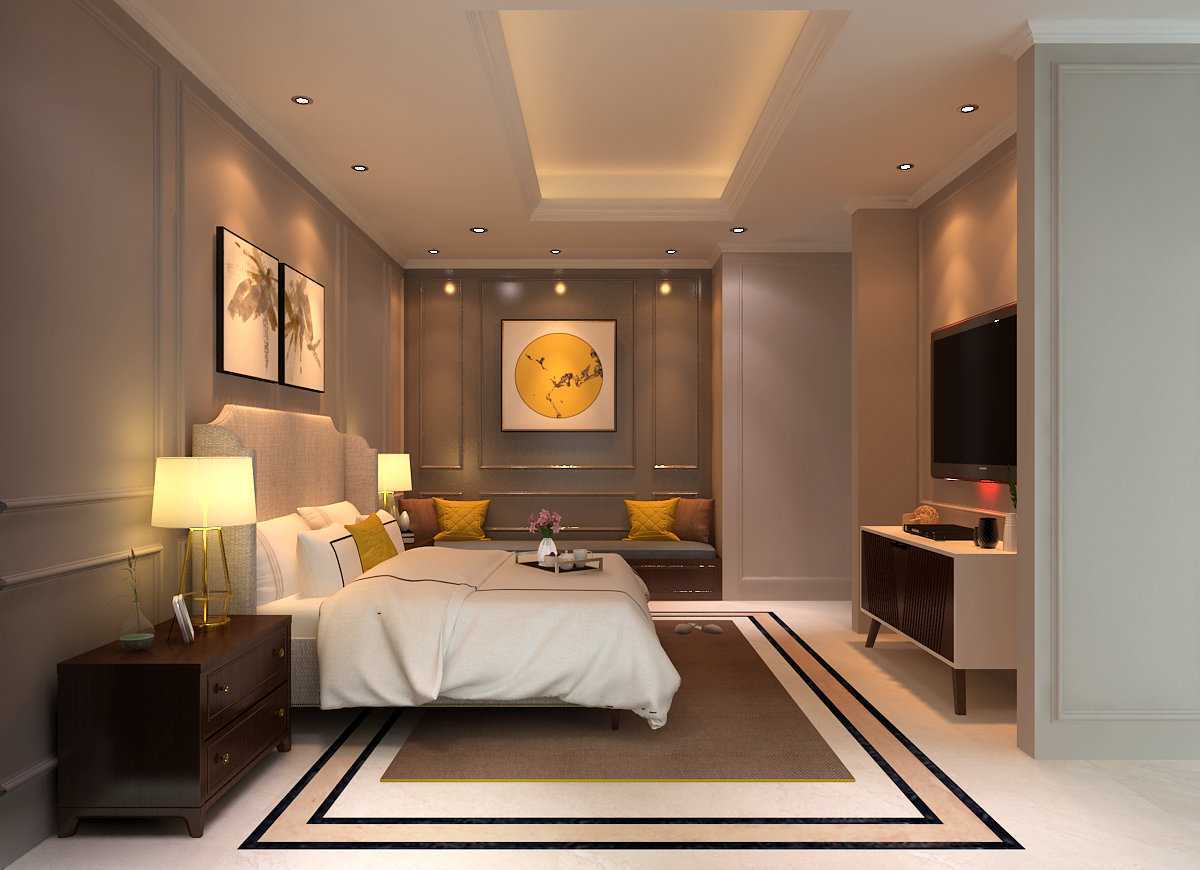 Jasa Interior Desainer Hausse Interior Di Surabaya - Bedroom - HD Wallpaper 