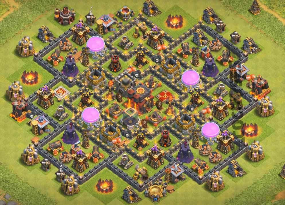 Best Defensive Base Town Hall 10 - HD Wallpaper 