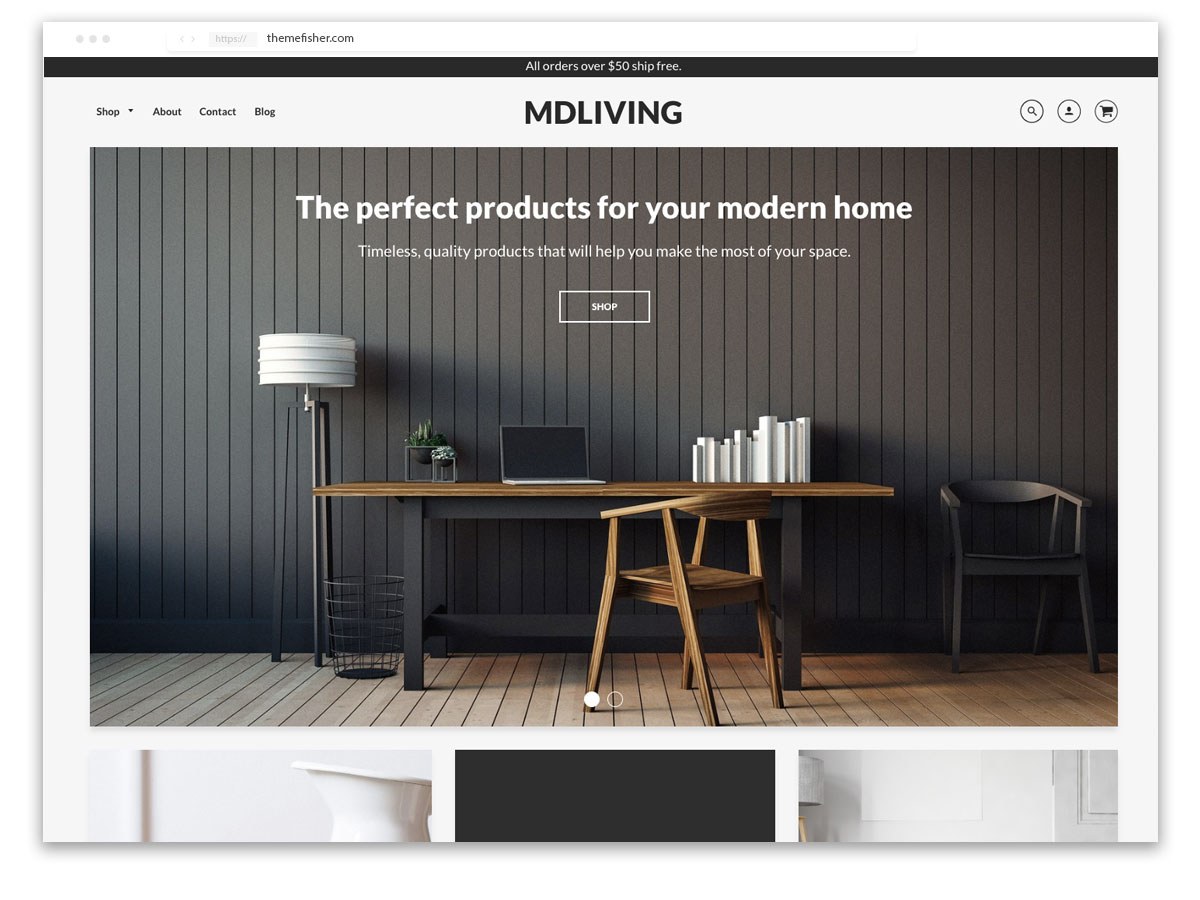 Best Shopify Ecommerce Website Themes - Wood Modern Office Interior - HD Wallpaper 