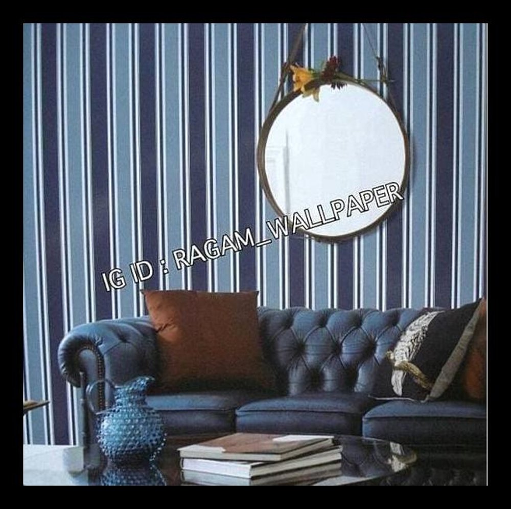 Sale Wallpaper Dinding Kamar Tidur Motif Line Minimalis - Wallpaper - HD Wallpaper 