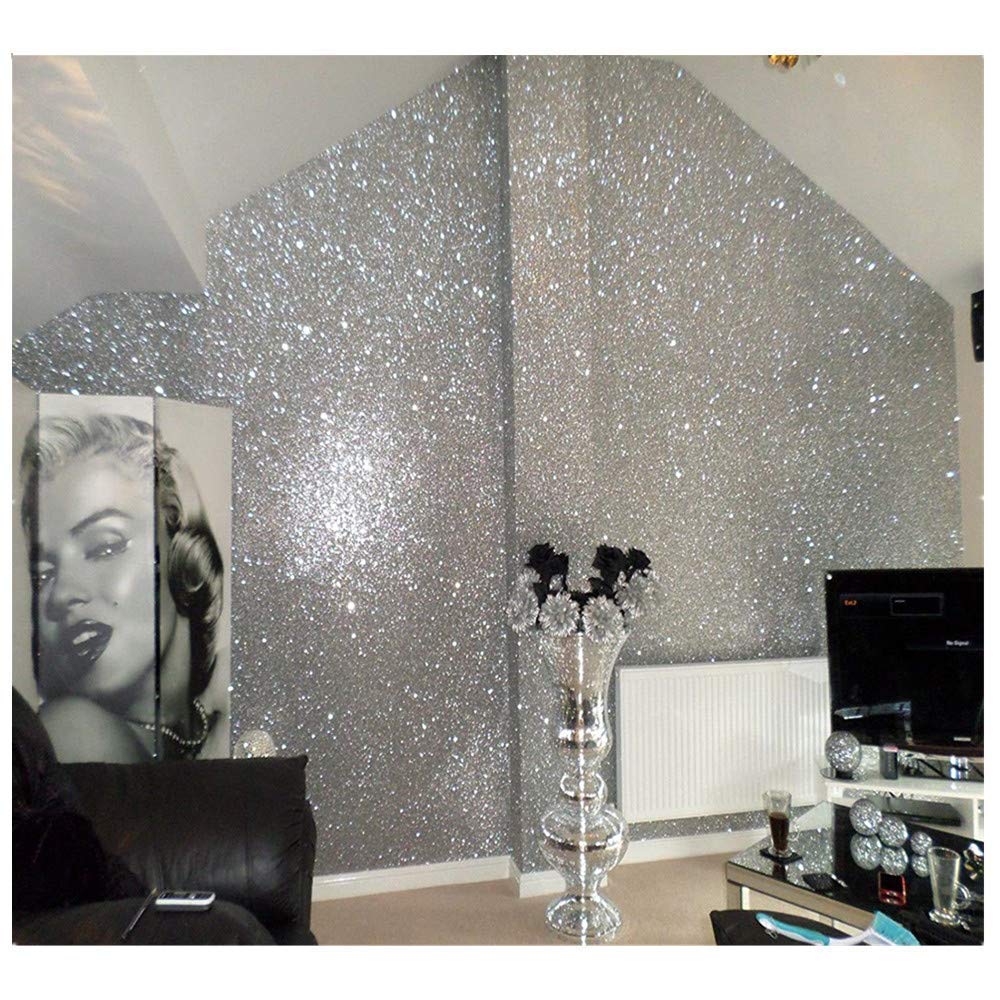 Glitter Wallpaper Living Room - HD Wallpaper 
