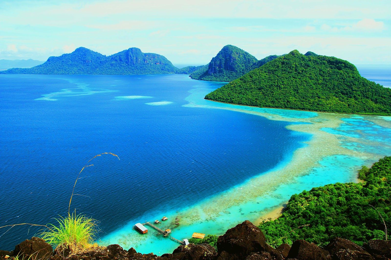 Pulau Bohey Dulang Semporna - HD Wallpaper 