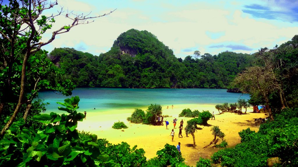 Pulau Sempu Malang - Wisata Alami Di Malang - HD Wallpaper 