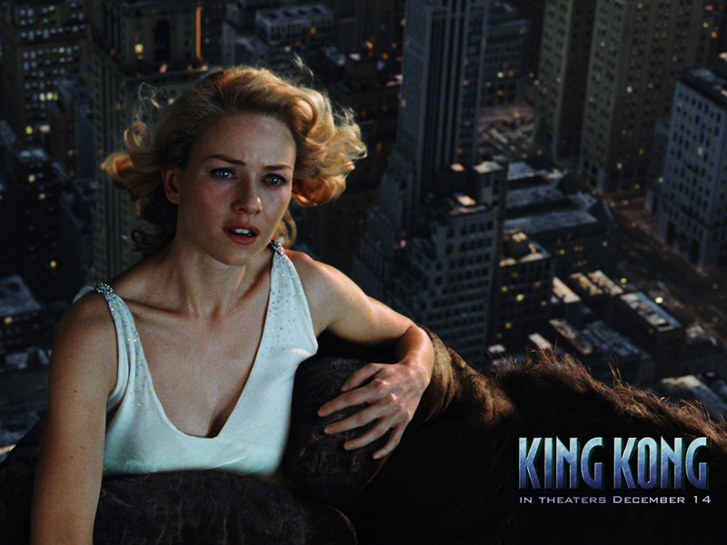 Naomi Watts In King Kong Wallpaper - Jane And King Kong - HD Wallpaper 