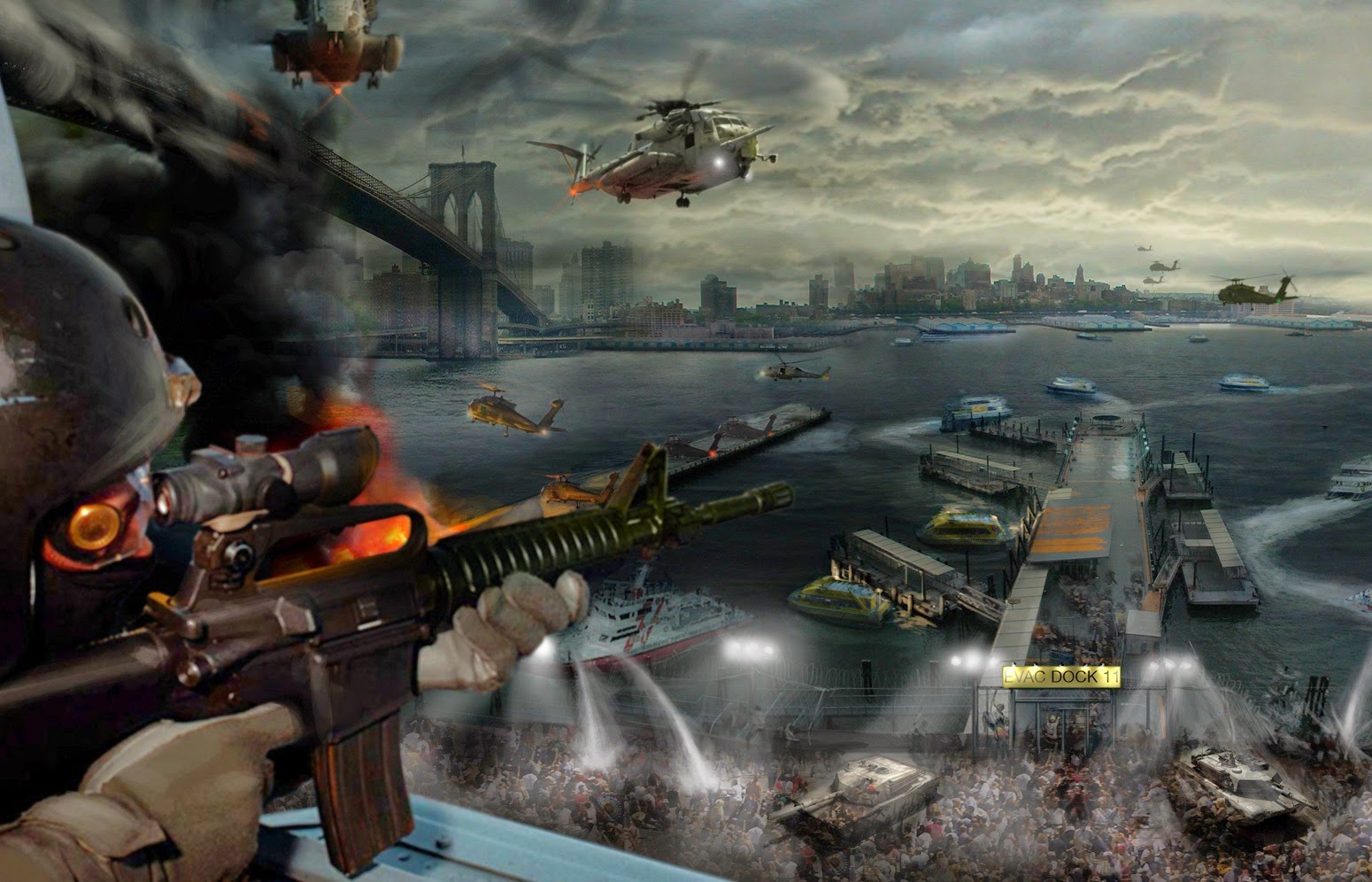 Am Legend The Military - HD Wallpaper 