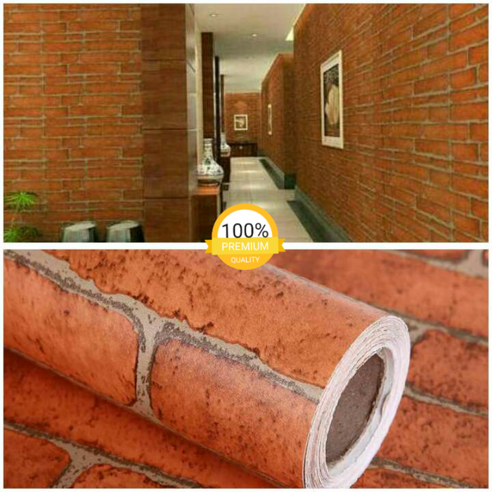 Hall Wallpaper Brick Style - HD Wallpaper 