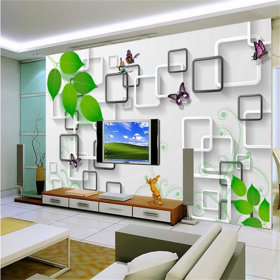 Wallpaper Hijau Polos Dinding Interiorbeli Murah Interior - Wallpaper - HD Wallpaper 