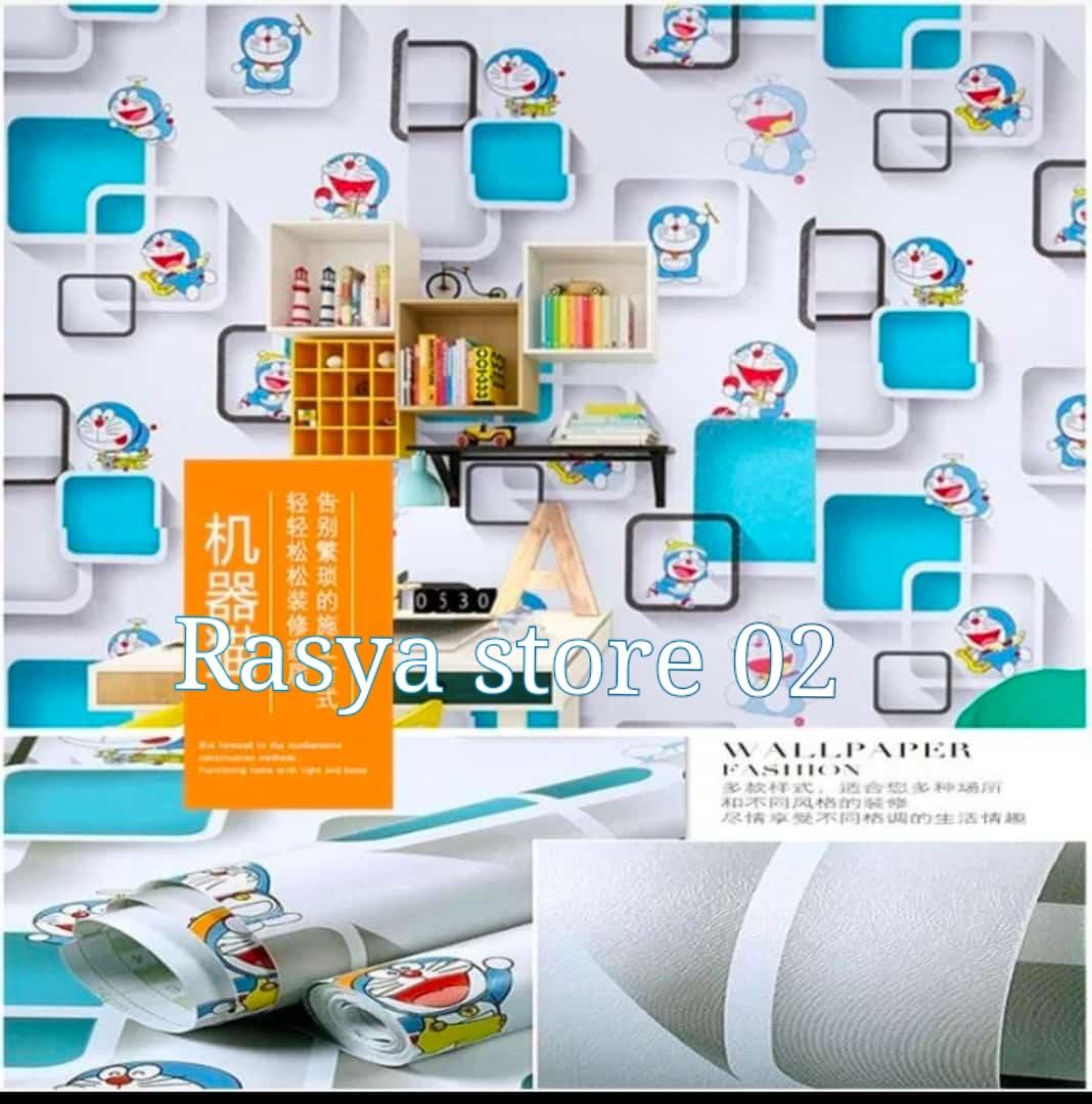 Harga Wallpaper Dinding Doraemon - HD Wallpaper 