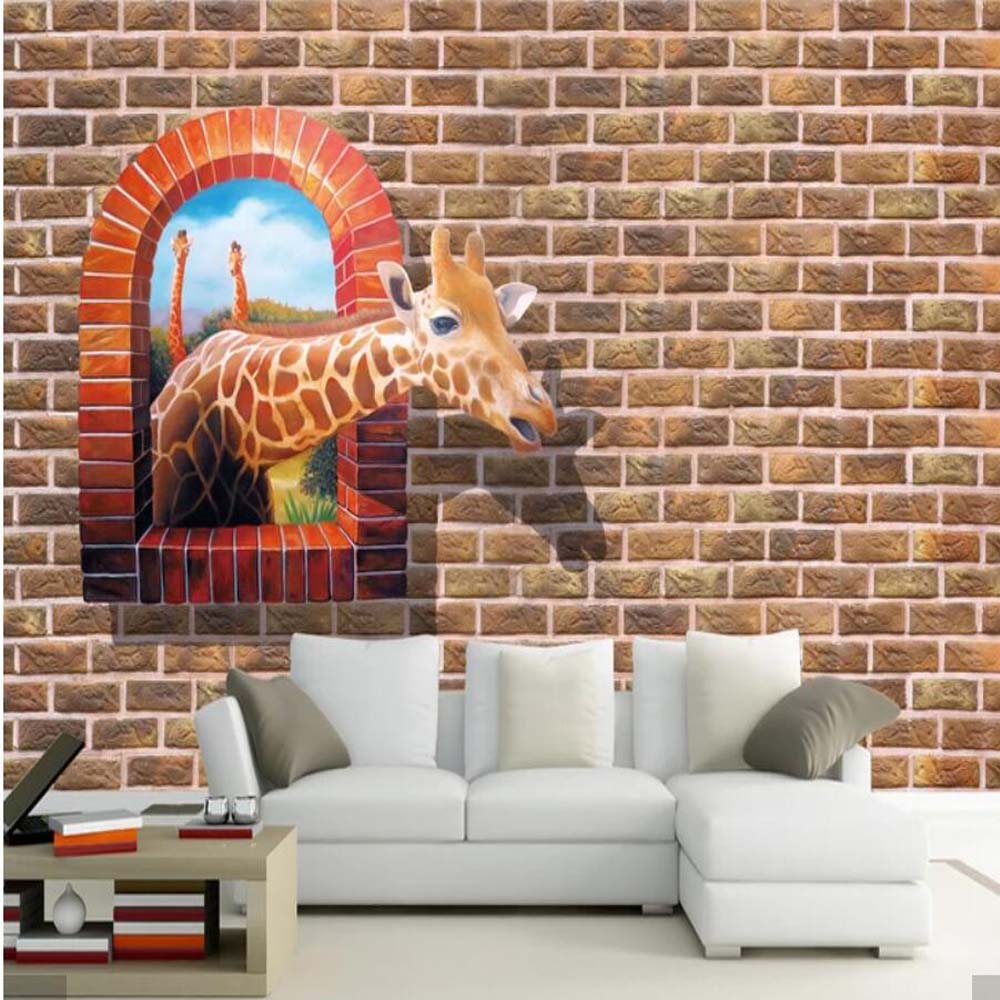Dinding Batu Bata 3d - HD Wallpaper 